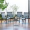 Set of 2 Patio Chairs with Quick Drying Breathable Fabric for All Outdoor Areas